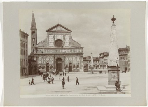 Facade of the Santa Maria Novella in Florence