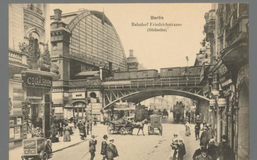 Berlin. Friedrichstrasse Station (South side)