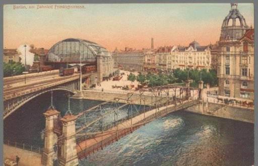 Berlin, at Friedrichstrasse Station
