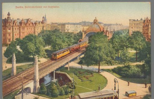 Berlin, Nollendorfplatz with Elevated Railway