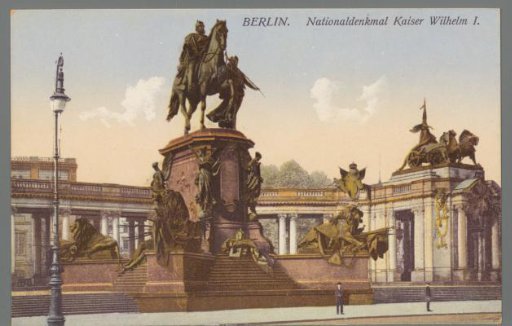 Berlin. National Monument to Kaiser Wilhelm I
