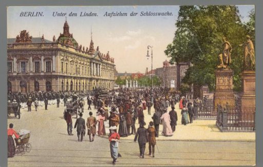 Berlin. Unter den Linden. Changing of the Palace Guard