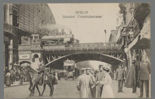 Berlin. Friedrichstrasse Station