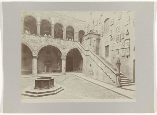 Courtyard of the Palazzo Podestà in Florence
