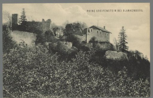 Ruin of Greifenstein near Blankenburg