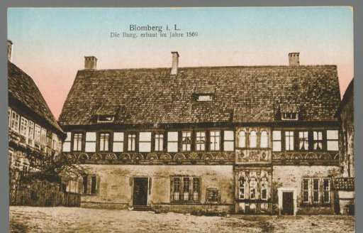 Blomberg in the Leine. The Castle, Built in the Year 1569