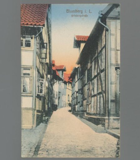 Blomberg in the Leine. Weinberg Street
