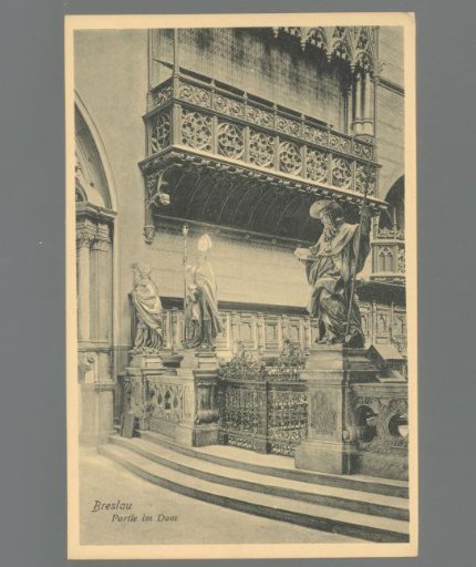 Breslau. View in the Cathedral