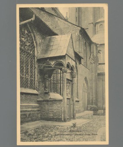 Breslau. Architectural Detail of the Cathedral