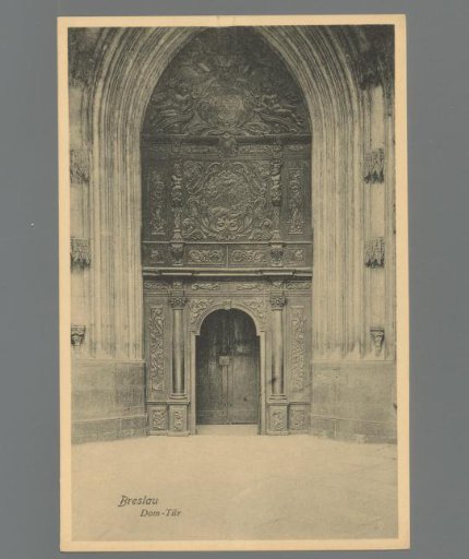 Breslau. Cathedral Door