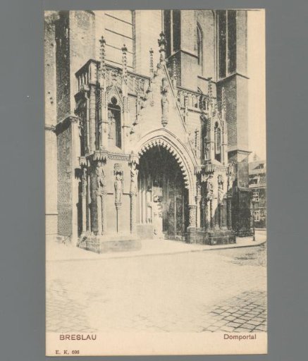 Breslau. Cathedral Portal