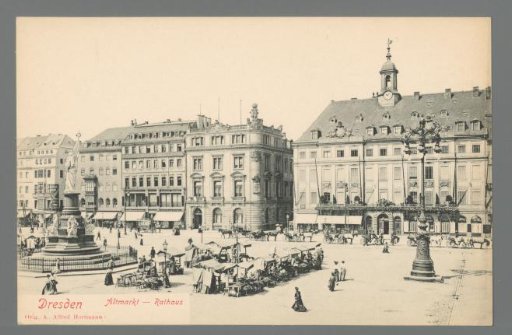 Dresden. Altmarkt - Town Hall