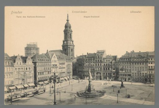 Dresden. Kreuzkirche. Altmarkt