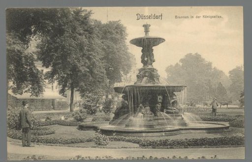 Düsseldorf. Fountain on the Königsallee
