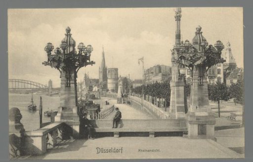 Düsseldorf. View of the Rhine