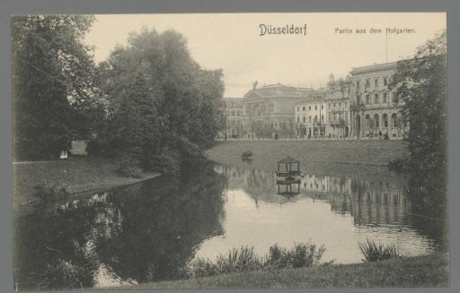Düsseldorf. Scene from the Hofgarten