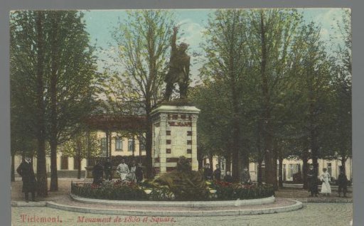 Tirlemont. Monument de 1830 et Square