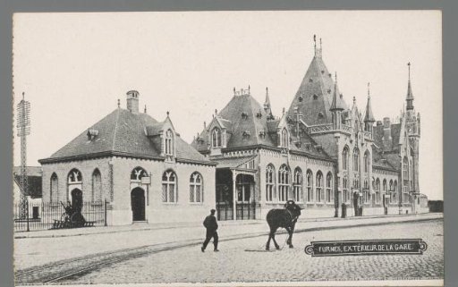 Furnes, exterior of the railway station