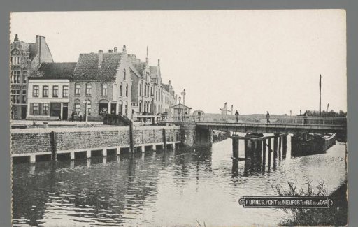 Furnes, Nieuport Bridge and Railway Street