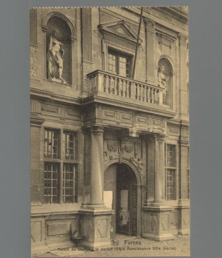 Furnes. Court of Justice: the portal (Renaissance Style, 16th century)