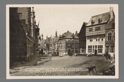 Antwerp 1930. De Gildenplaats / Antwerp 1930. Place des guilde