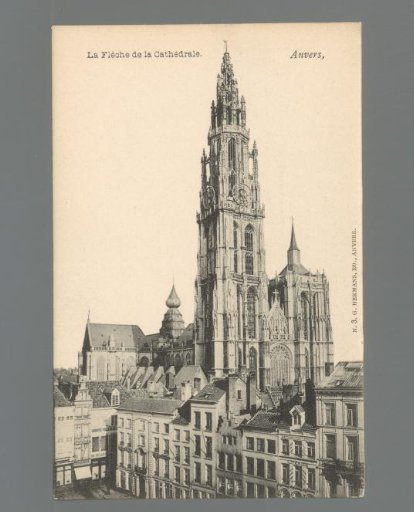 The Spire of the Cathedral. Anvers