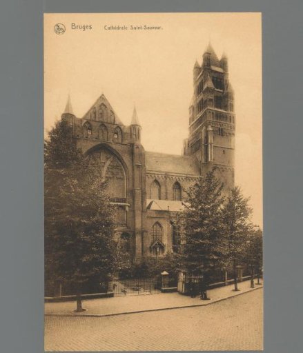Bruges. Cathedral of Saint Savior
