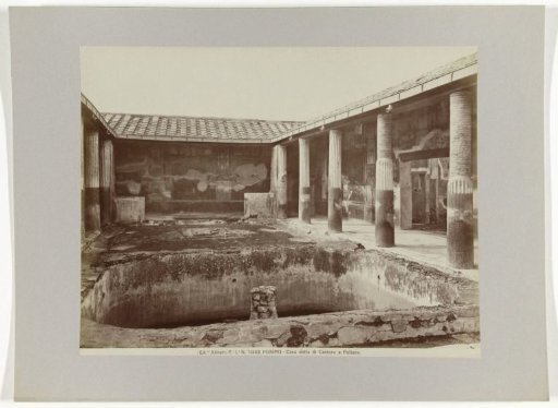 Courtyard (atrium?) of the Casa di Castore e Polluce