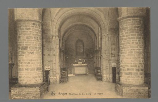 Bruges. Basilica of the Holy Blood. The Crypt