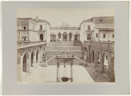 Courtyard of the Abbey of Montecassiano