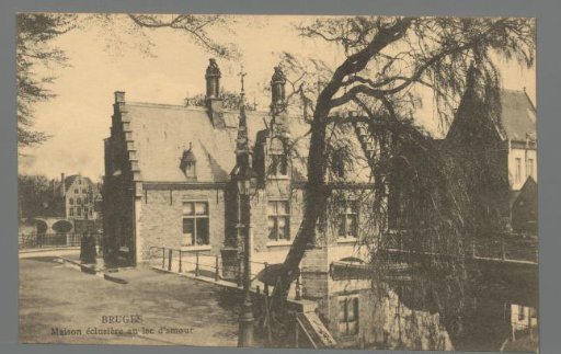 Bruges. Lock-keeper's House at the Lake of Love
