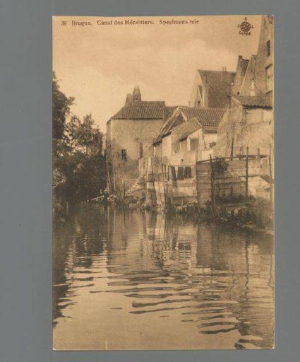 Bruges. Canal des Ménétriers / Speelmansreie