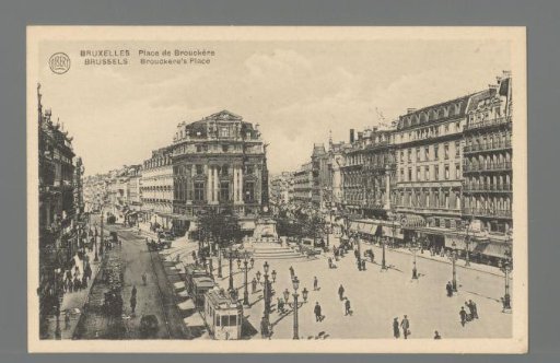 Brussels. Place de Brouckère / Brussels Brouckere's Place