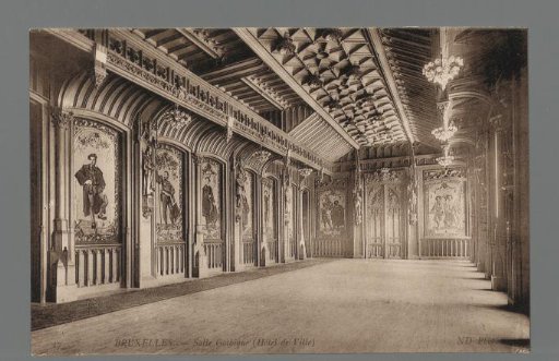 Brussels. Gothic Hall (Hôtel de Ville)