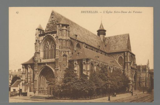 Brussels. The Church of Our Lady of Victories