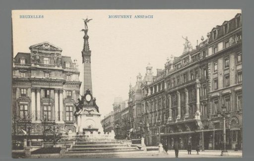 Brussels. Anspach Monument
