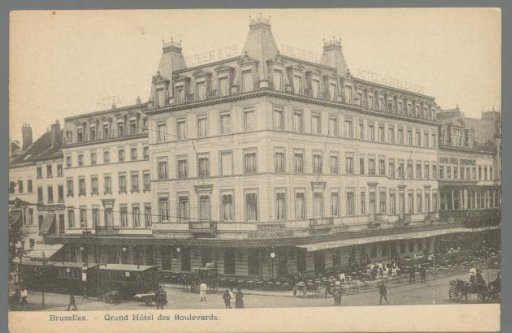 Brussels. Grand Hôtel des Boulevards