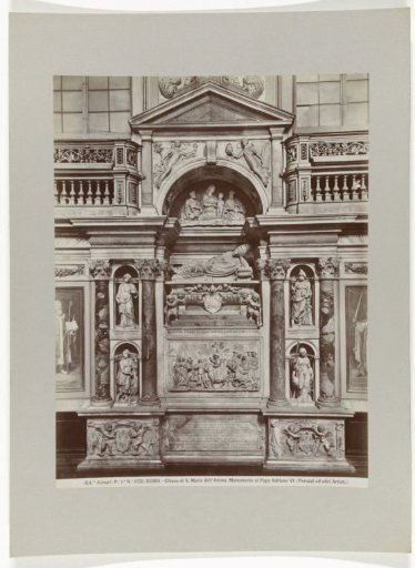 Monument to Adrianus VI in the Santa Maria dell'Anima