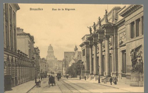 Brussels. Rue de la Régence