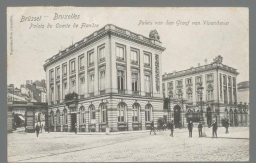 Brussels / Brussels. Palace of the Count of Flanders / Paleis van den Graaf van Vlaanderen