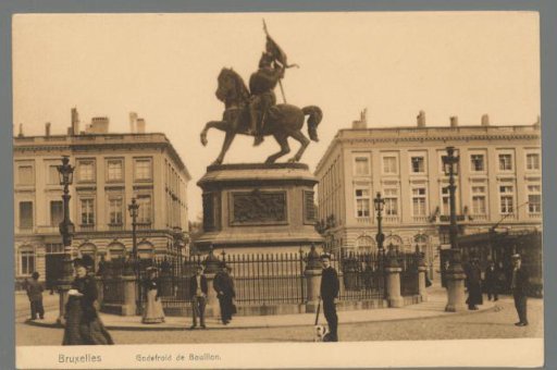 Brussels. Godefroid de Bouillon