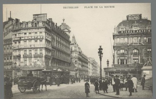 Brussels. Stock Exchange Square