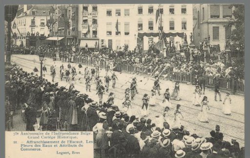 Liberation of the Scheldt. The Flowers of the Waters and Attributes of Commerce
