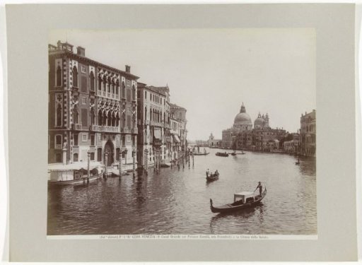 Grand Canal with Palazzo Cavalli and Santa Maria della Salute, Venice