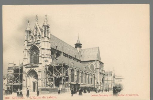 Brussels. The Church of the Sablon