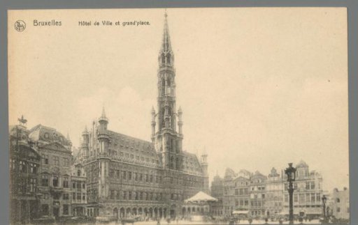 Brussels. Town Hall and Grand Place