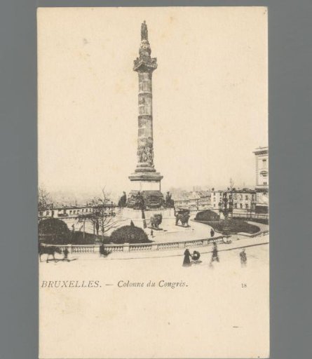 Brussels. Column of the Congress