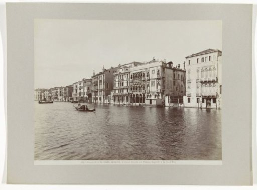 Grand Canal with Palazzo Sagredo and Ca' d'Oro, Venice