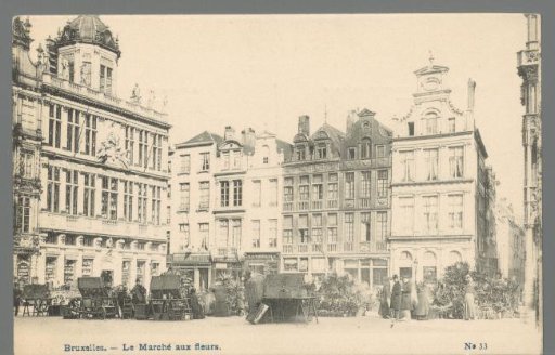 Brussels. Le Marché aux fleurs