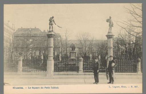 Brussels. The Petit Sablon Square